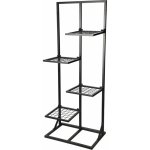 ProGarden STOJAN NA KVĚTINÁČ EMA 102x40x27 cm ČERNÁ – Zboží Dáma