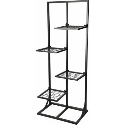 ProGarden STOJAN NA KVĚTINÁČ EMA 102x40x27 cm ČERNÁ – Zboží Dáma