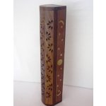 Mani Bhadra Stojánek na vonné tyčinky Buddha dřevěný 28 cm – Zboží Mobilmania