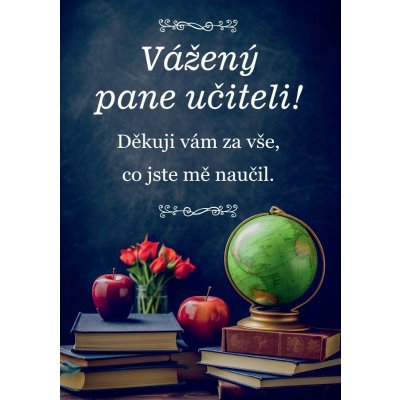 Dárkoviny Přání pro pana učitele Globus – Hledejceny.cz