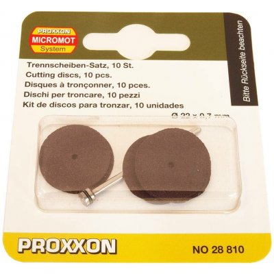 PROXXON 28810 korundem vázané dělicí kotouče – HobbyKompas.cz