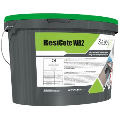 Sanax Akrylátový,pružný, antikarbonatační nátěr. | ResiCote WB2 - RAL7032 (11,20kg/8ltr) – Zboží Mobilmania