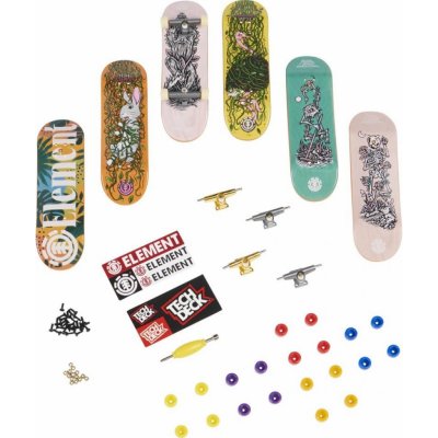 Tech Deck Skateshop 6ks s příslušenstvím Element II. – Zboží Dáma