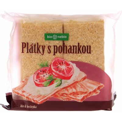 Bio nebio Bio plátky křupavé s pohankou 100 g – Sleviste.cz