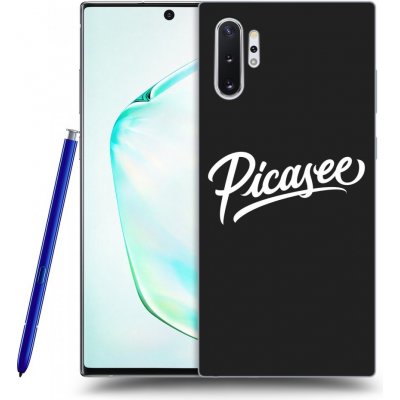 Pouzdro Picasee silikonové Samsung Galaxy Note 10+ N975F - Picasee - White černé – Zboží Mobilmania