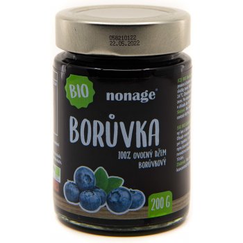 Nonage Bio borůvkový ovocný Džem 200 g