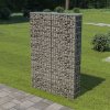Branka Gabionová zeď s víky z pozinkované oceli 100 x 20 x 150 cm - Default Title