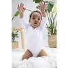 Kojenecké body Babybugz Dětské body s dlouhým rukávem BZ60 White