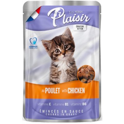 Plaisir Kitten kuřecí v omáčce 100 g