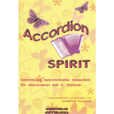 ACCORDION SPIRIT 50 lidových písní z celého světa pro 1 nebo 2 akordeony