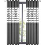 Fliying Dekorační závěs Amálie 145x250 cm-šedá/bílá (cena za 1 kus) – Zboží Mobilmania