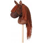 Hobby koník na tyči By Astrup Hobby Horse Brown – Zboží Dáma