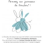 DouDou et compagnie dárková krabička zajíček béžová 15 cm – Sleviste.cz