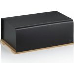 Kela Chlebník Kiril kovový černý 38 × 23 × 16 cm (KL-17891) – Zboží Dáma