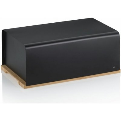 Kela Chlebník Kiril kovový černý 38 × 23 × 16 cm (KL-17891) – Zboží Dáma