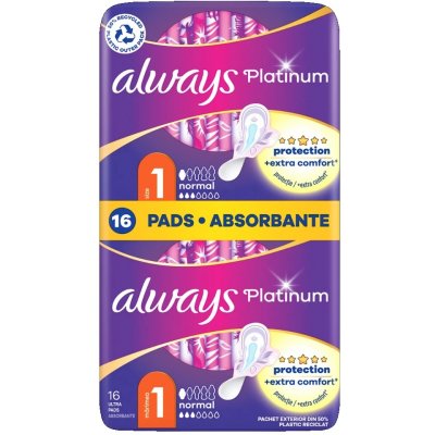 Always Ultra Duo Platinum normal dámské vložky 16 ks – Zbozi.Blesk.cz