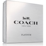 Coach Platinum Men EDP 100 ml + sprchový gel 100 ml dárková sada – Hledejceny.cz