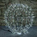 DecoLED DecoLED LED světelná koule ledově bílá pr. 60 cm – Hledejceny.cz