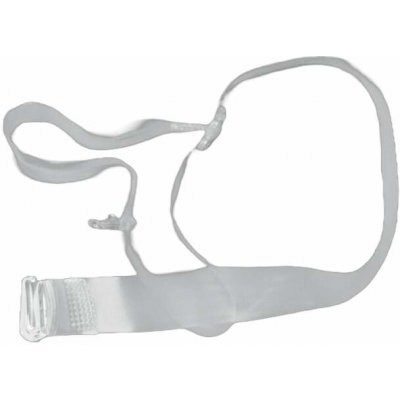 Průhledná silikonová ramínka šíře 15 mm odepínatelná, zakončená háčky – Zboží Dáma