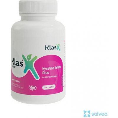 Kyselina listová Plus obohacen o chelátové železo, vitamín C, B 12 a metafolin 60 tablet – Hledejceny.cz