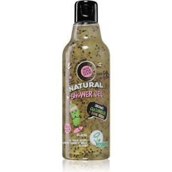 Planeta Organica Organic Cucumber & Basil Seeds relaxační sprchový gel 250 ml