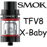 SMOK TFV8 X-Baby Clearomizér black 4ml – Hledejceny.cz