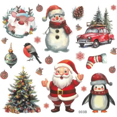 Fandy samolepky papírové Christmas 01 – Hledejceny.cz