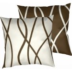 Dadka bavlna Vlny banánové/hnědé DUO 40 x 40 cm – Zboží Mobilmania