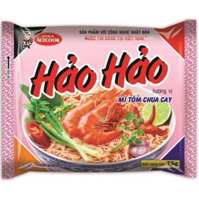 Hao Hao instantní nudlová polévka s krevety 77 g – Zbozi.Blesk.cz