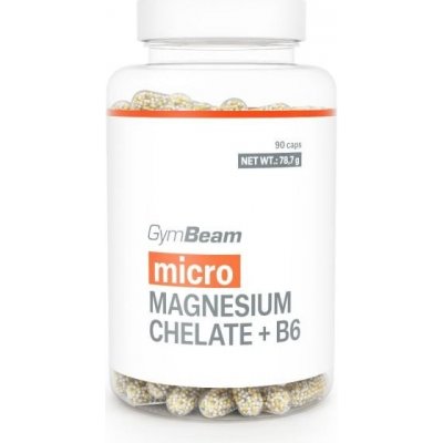 GymBeam Mikro Magnézium Chelát + B6 90 tablet – Hledejceny.cz