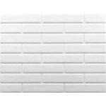 Impol Trade 3D PVC 03 440 x 580 mm malá cihla bílá 1ks – HobbyKompas.cz