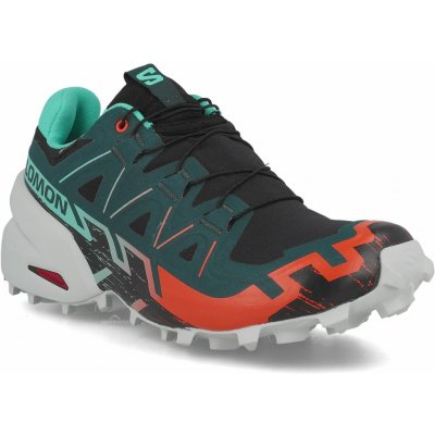 Salomon Speedcross 6 GTX W L47584200 black/electric green/cherry tomato – Hledejceny.cz