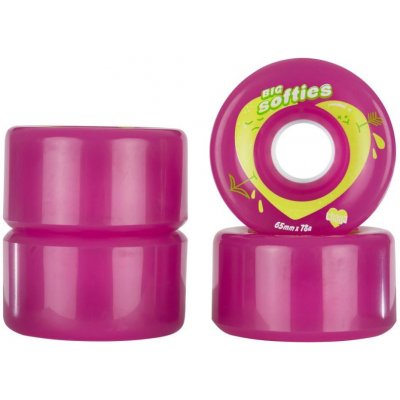 Chaya Big Softie's Clear Pink 65 mm 37 mm 78A 4 ks – Zboží Mobilmania