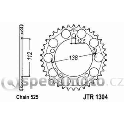 JT Sprockets JTA 1304-43 – Hledejceny.cz