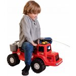 Teddies auto hasiči stříkací vodu 70cm plast se zásobníkem na vodu v síťce 83x38x34cm – Sleviste.cz