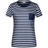 Dámská Trička JAMES NICHOLSON 8027 NAVY/white