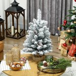 HOMCOM Mini umělý vánoční stromek 60 cm | zelený – Hledejceny.cz