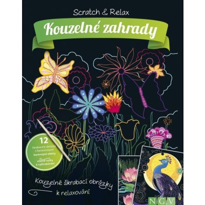 Scratch & Relax Kouzelné zahrady – Zboží Dáma