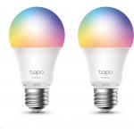TP-Link Tapo L530E2-pack chytrá WiFi stmívatelná LED žárovka barevná,2500K-6500K,806lm,2,4GHz,E27 – Hledejceny.cz