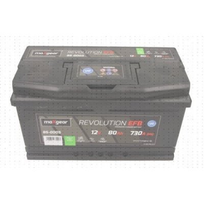 MaXgear Revolution EFB 12V 80Ah 730A 85-0005