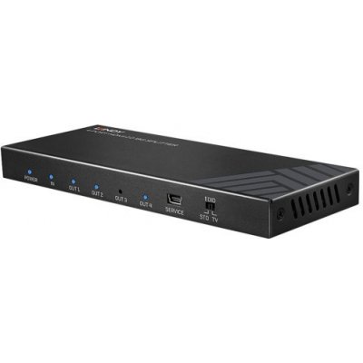 Lindy Splitter HDMI 2.0 Lindy 4 Port 18G Black – Zboží Živě