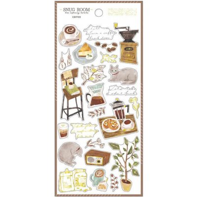 Mind Wave samolepky Mind Wave kolekce Snug Room Coffee – Zboží Dáma