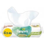 PAMPERS DĚTSKÉ VLHČENÉ UBROUSKY 4X46 KS NEW BORN – Hledejceny.cz