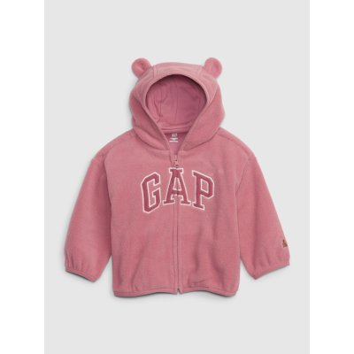 Gap Baby mikina Pro Fleece Růžová – Zboží Dáma