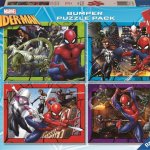 Ravensburger 4x100 Spiderman 100 dílků – Zboží Mobilmania