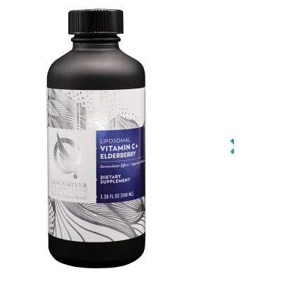 Quicksilver Scientific Vitamin C + Elderberry bezinka 100 ml