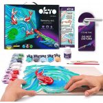 OKTO SENSOTY ART výtvarná sada ”Kapři koi” 30x40 cm – Zboží Dáma