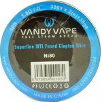 Vandy Vape Superfine MTL odporový drát Ni80 3m – Hledejceny.cz