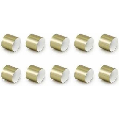 KROUŽKY NA UBROUSKY papírové zlaté 2,5cm 10ks – Zbozi.Blesk.cz