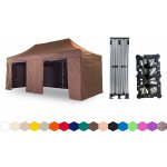 TENTino SMALL HEXAGON 3x6 m 10A - HNĚDÁ – Hledejceny.cz